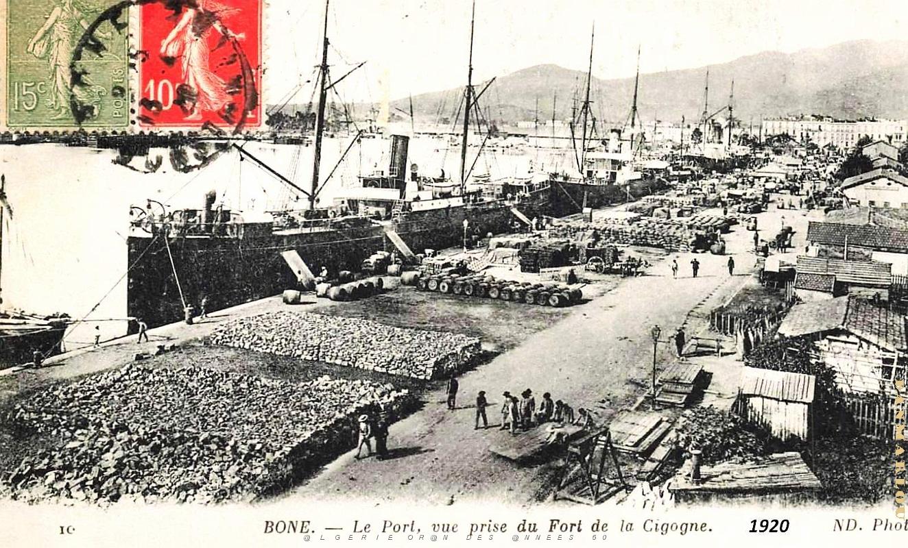 2811- Bone  Port - Vue prise du Fort de la Cigogne - 1920.jpg